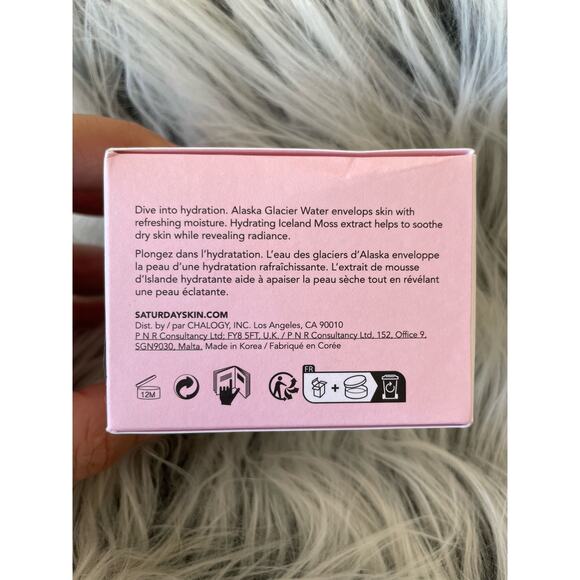 Saturday Skin warerfall glacier water cream hydrating moisturizer - Picture 2 of 6